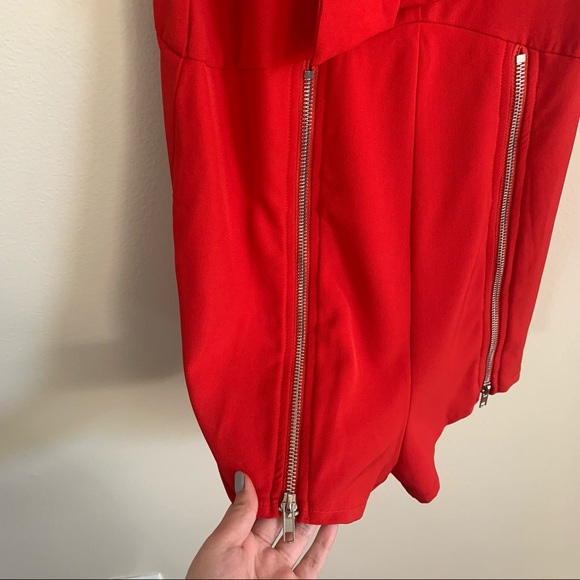 Blithe Red Romper - Picture 3 of 8